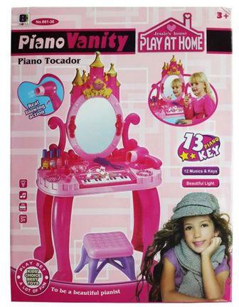 Generic Vanity Table Set With Piano