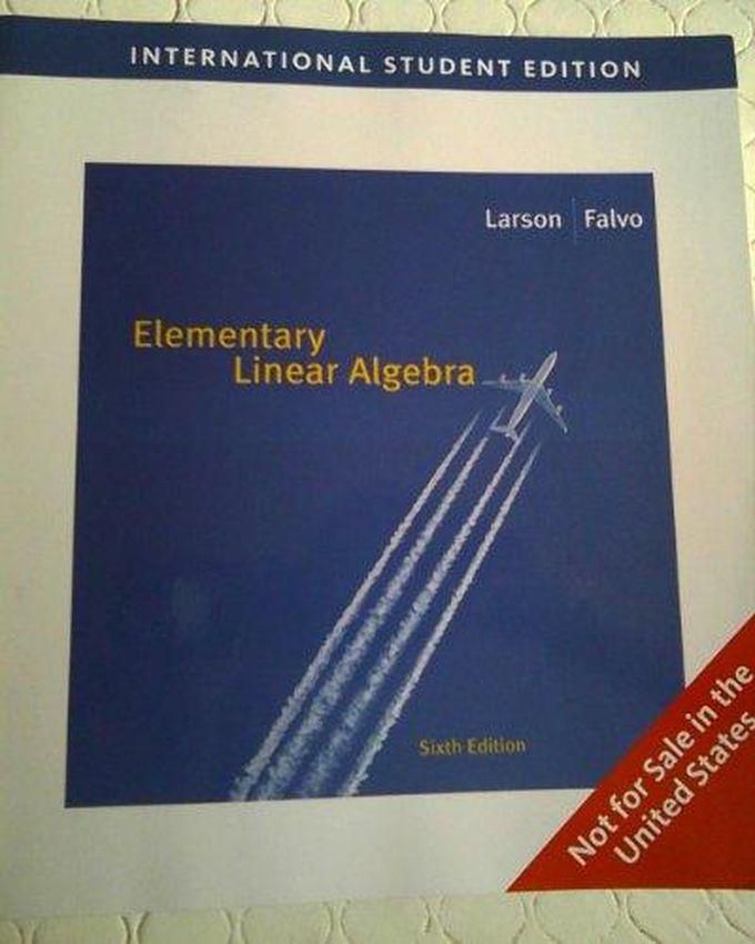 Cengage Learning Elementary Linear Algebra ,Ed. :6