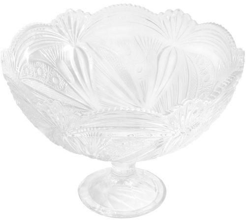 Sheffield 270001698 Rose Carving Plate&Crystal
