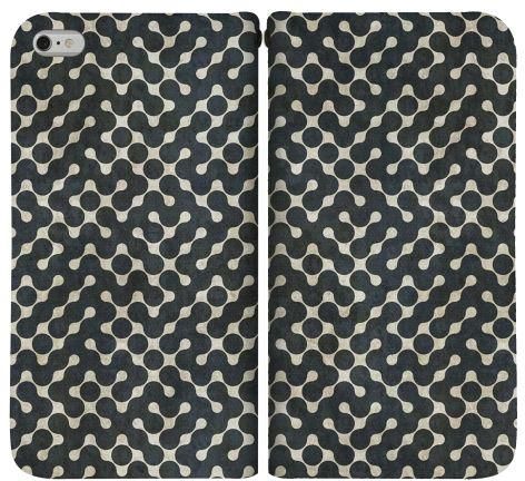 Stylizedd  Apple iPhone 6 Premium Flip case cover - Connect the dots - Black  I6-F-178