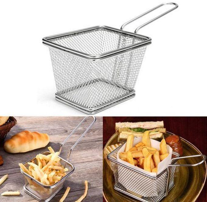 Stainless Steel Mini French Deep Fryer T Net Mesh Fries Chip