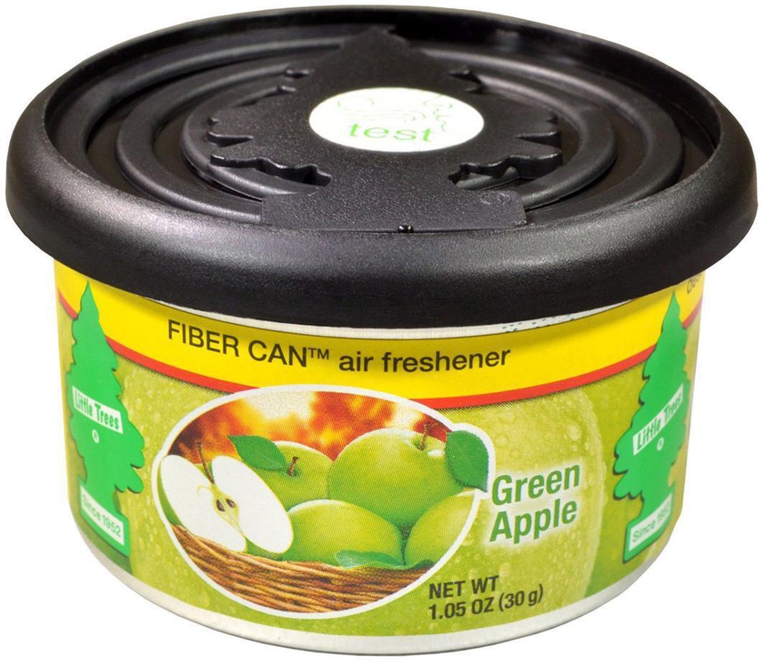 Little Trees Fiber Can Air Freshener (Green Apple, 30 g)