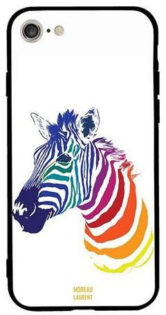 Skin Case Cover -for Apple iPhone 7 Colorful Zebra Colorful Zebra
