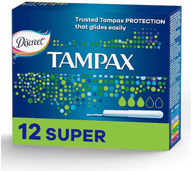 Tampax Tampons Super 12's