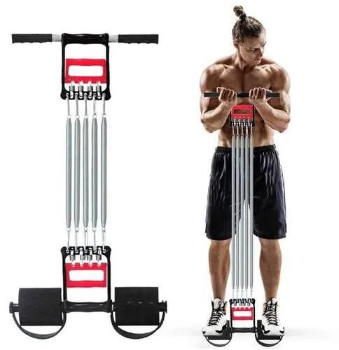 OFFER OFFER Chest Expander With 5 Spring Hand Grip