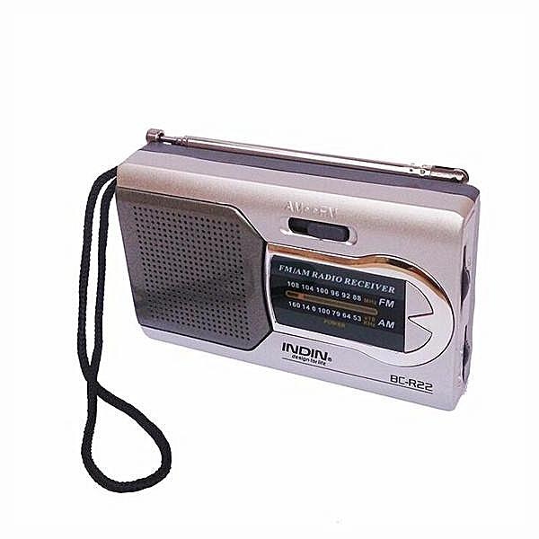 Generic Universal Slim AM/FM Mini Radio World Receiver Stereo Speakers Music Player