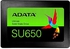 هارد SSD من سلسلة التيميت SU650 بذاكرة سعة 120 جيجابايت من ايه داتا - اسود، SSD، (محرك الحالة الصلبة، محرك داخلي)
