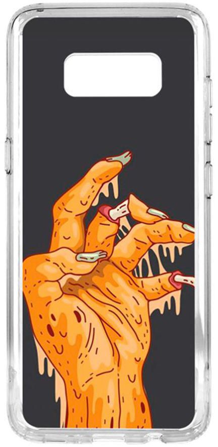 Flexible Hard Shell Case Cover For Samsung Galaxy S8 Zombie Hand