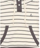 Andora Striped Sweatshirt Hooded Neck - Beige