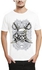 Ibrand H365 Unisex Printed T-Shirt - White, Large