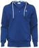 Biggdesign AnemosS Sailboat Pattern Zippered Men Sweatshirt, Zippered, 100% Cotton,Navy Blue