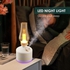 Lamp Humidifier Classical Wireless Aroma Diffuser Night Light Battery1200mAh - 2x1 White