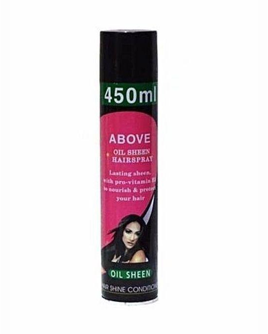 Above Oil Sheen Hair Spray - (450ml).
