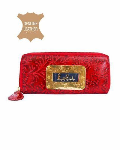 Holii Red Leather Flamenco W2 Wallet