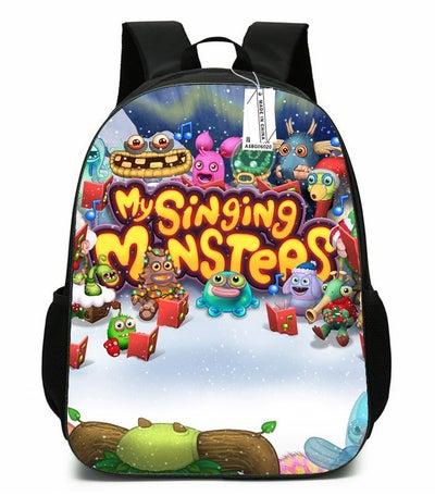 Anime cartoon cute new student backpack for boys and girls shoulder bag
