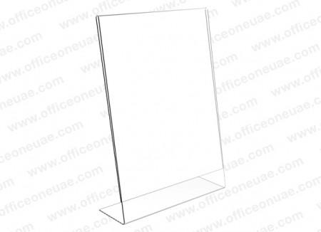 Acrylic Sign Holder L-Type, A4, 210 x 297 mm