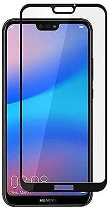 5D Tempered Glass Screen Protector For Huawei P20 Lite Black