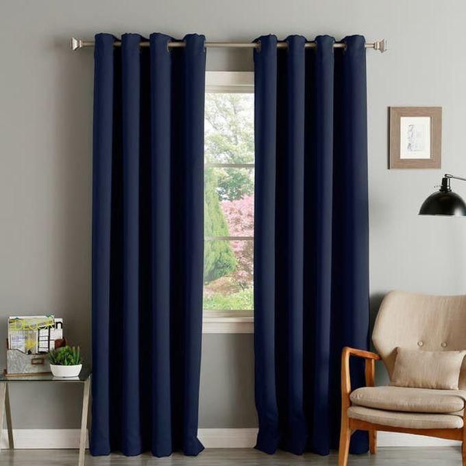 Blackout Curtain Grommets - Dark Blue