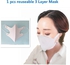 1pcs Reusable Washable Protective 3-Layer New Design Face Mask