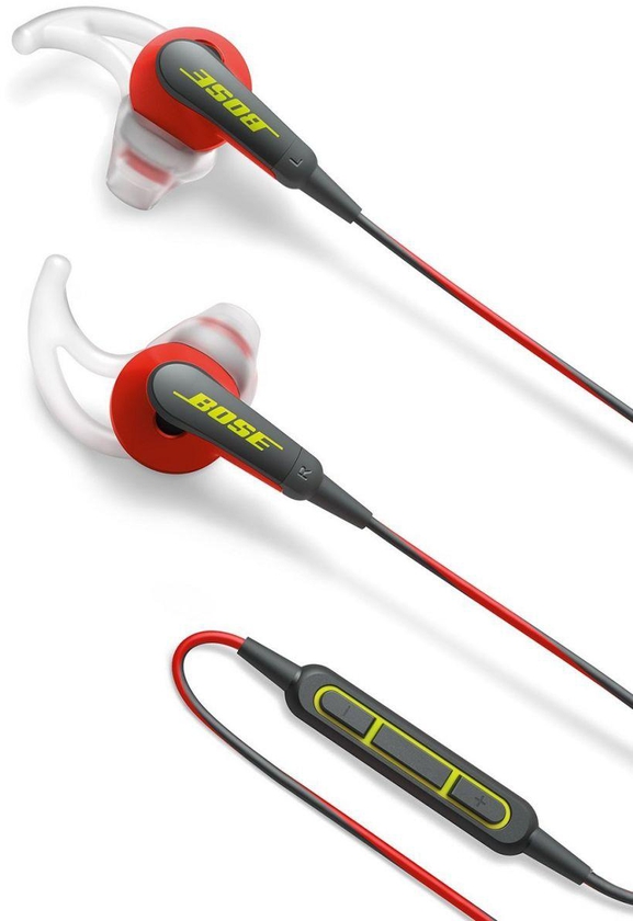 Bose SoundSport Headphones for Apple Devices, Power Red - 741776-0040