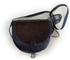 Fashion Pure Leather Goat Skin Satchel Bag - Black