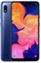 Samsung موبايل جالاكسي A10 - ثنائى الشريحة - 6.2 بوصة - 32 جيجا - 4G - أزرق