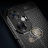 OnePlus Nord CE3 Lite, Carbon Fiber Litchi Pattern Case, Anti-Slip Case, Slim Shock Absorption Cover - Black
