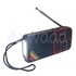 Joc Portable Digital FM Radio With Bluetooth, USB, LED Flashlight - Corded Or Cordless