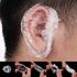 100pcs Disposable Ear Covers Waterproof Elastic Hair Dyer Ear Protector Caps Bath Shower Salon Ear Cover For Hair Dye Bathing Shower Beauty Earmuffs Spa Home Hotel Hair Salon