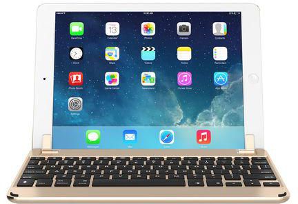 Brydge 9.7 Bluetooth Keyboard for iPad Air 1/2, Pro 9.7" & 2017/2018 iPad,  Gold