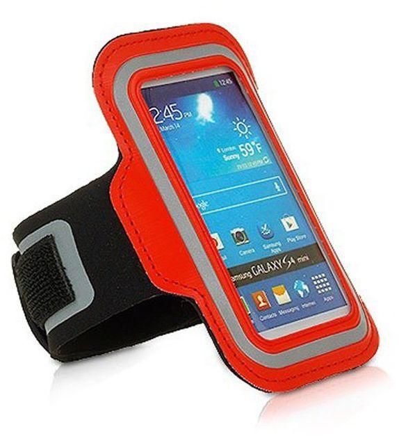 Sports Running Gym Fitness Armband Mobile Case Cover Pouch For iPhone 6 4.7 Inch Red
