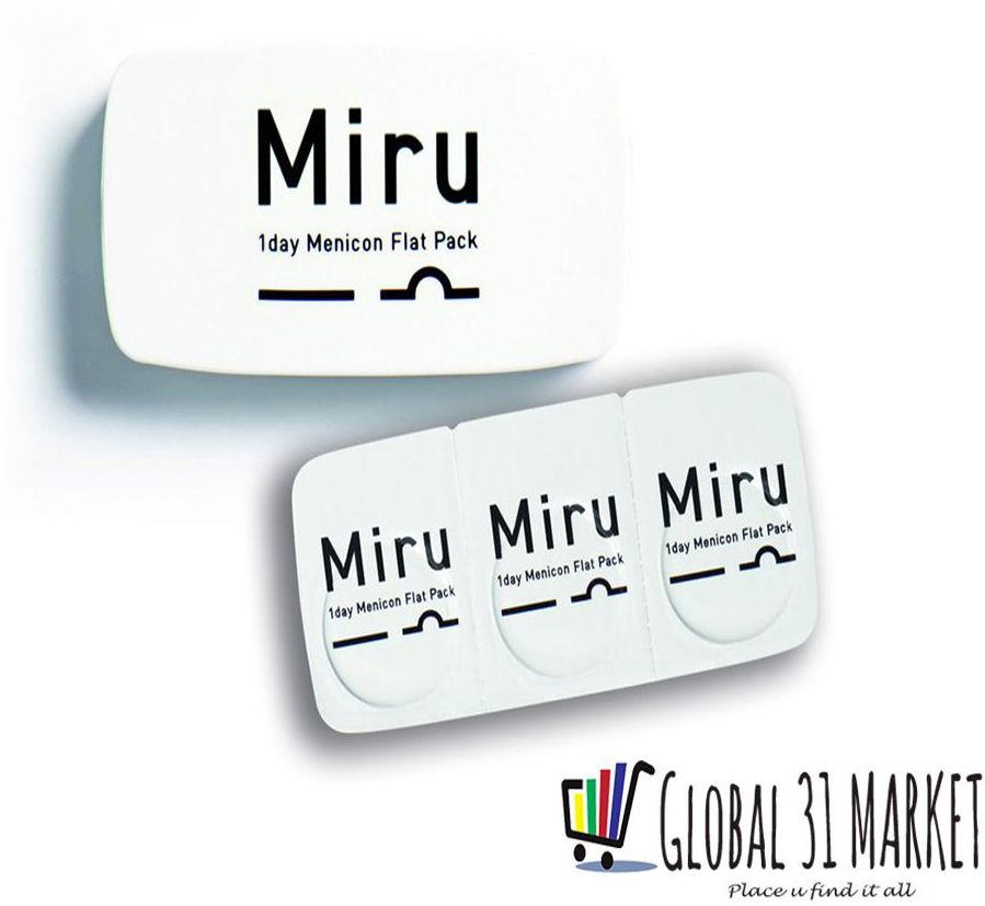 Miru The 1mm Breakthrough, 1-day Contact Lens (30 Pieces Per Box)