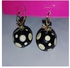 THE SHOP Polka Dots Dangling Earrings - Black & White