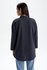 Defacto Woman Regular Fit Knitted Long Sleeve Tunic - Navy