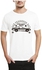 Ibrand S278 Unisex Printed T-Shirt - White, Large