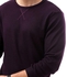 Andora Purple Slip On Round Neck Pullover