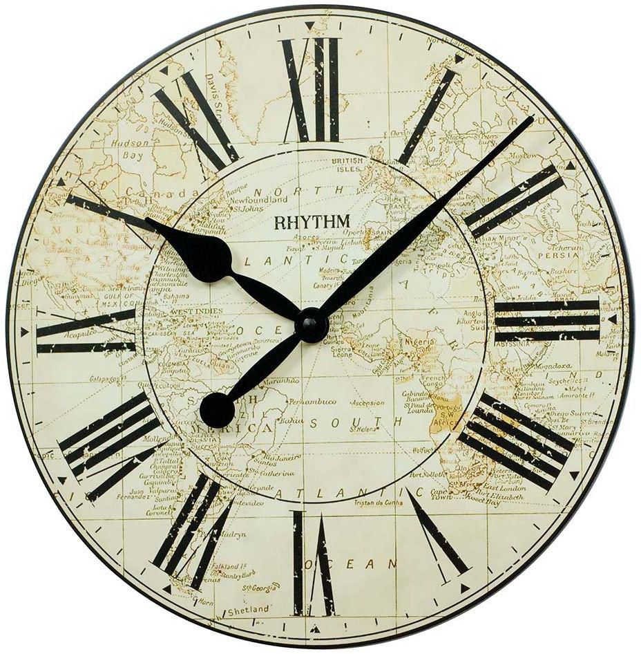 RHYTHM Wood Analog Clock - Wall Clocks