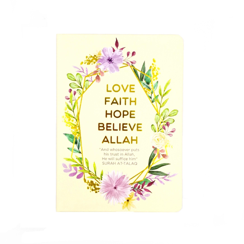 Duagifts Love Faith Hope Luxe A5 Notebook (As Picture)