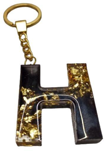 For Mothers Day & Ramdan Handmade Resin Keychain Gift Alphabet H
