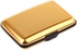 Gold in color Waterproof Business ID Credit Card Wallet Holder Aluminum Metal Pocket Case Box [SFC]