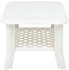 vidaXL Coffee Table White 90x60x46 cm Plastic