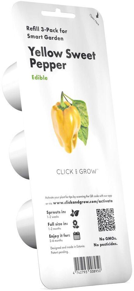 Click & Grow Plant Pods Yellow Sweet Pepper