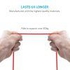 Anker PowerLine Lightning Cable 3ft 0.9m Durable and Fast Charging Cable Kevlar Fiber and Double Braided Nylon for iPhone iPad and More
