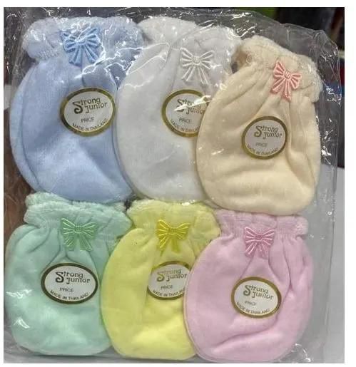 12pcsFashion QUALITY Cotton NEWBORN Unisex Mitten Gloves Give your baby a happy day experience by showing them some love with our Super soft comfy