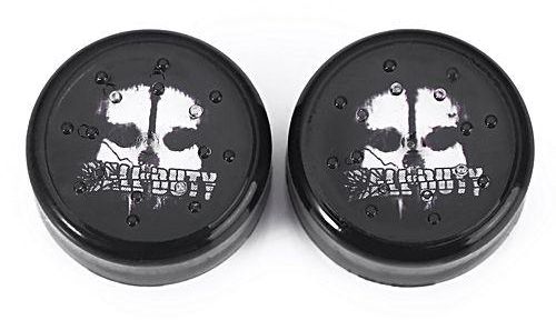 Generic Jelly Skull Style Heighten Button Cap for XBOX One Wireless Controller 2Pcs - White