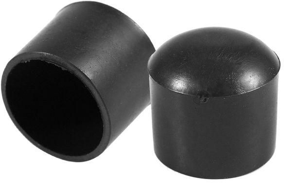 Generic 12 Pcs 16mm Inner Rubber Foot Caps Pipe Caps Protective