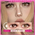 Colored Contact Lenses for eyes Makeup 2Pcs/pair Color Contact Lenses Natural Cosmetic Eye Contacts Lens