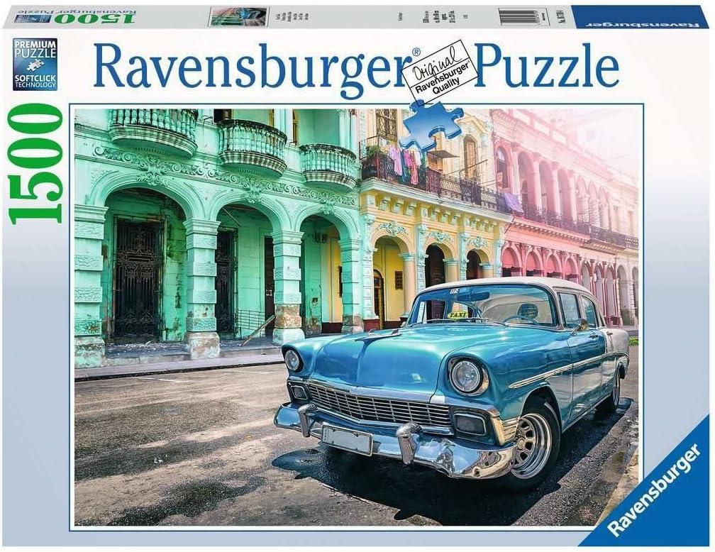 Ravensburger Puzzle 16710 Cars Cuba Puzzle 1500 Pieces for Adults and Children from 14 Years