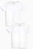 White Short Sleeve T-Shirts Two Pack (3mths-6yrs)
