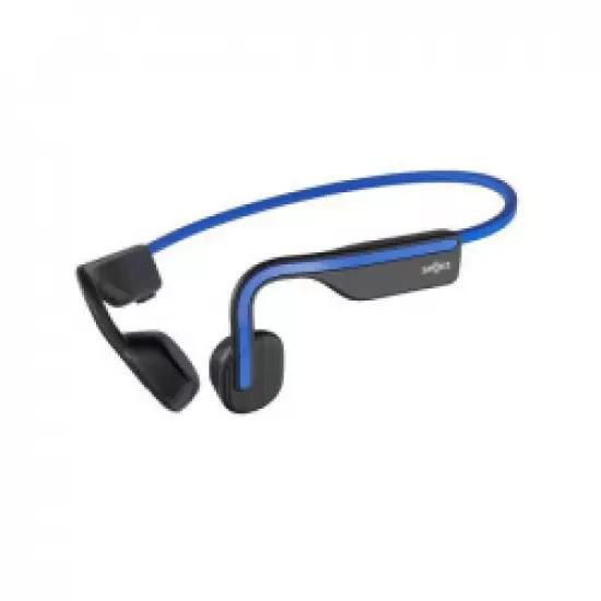 Shokz OpenMove, Bluetooth headphones in front of the ears, blue | Gear-up.me
